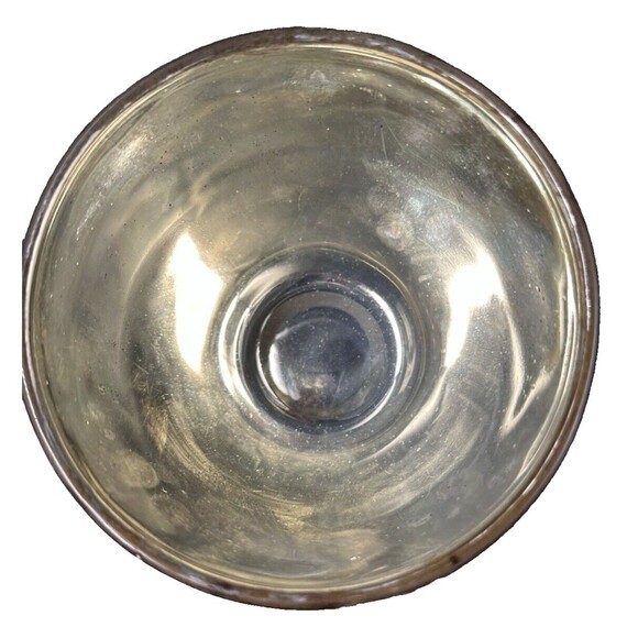 Anthropologie 4.5 Inch Round Glass Gold Leaf Pattern Candle Holder - Picture 3 of 7